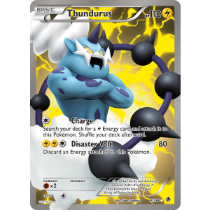 Rare Ultra Thundurus 97/98 Pokemon TCG Black & White Emerging Powers