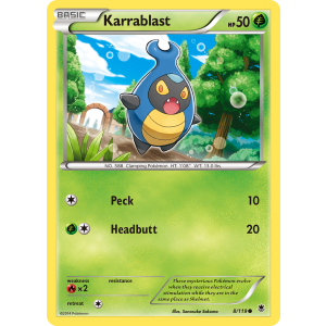 Karrablast 8/119 Pokemon TCG XY Phantom Forces