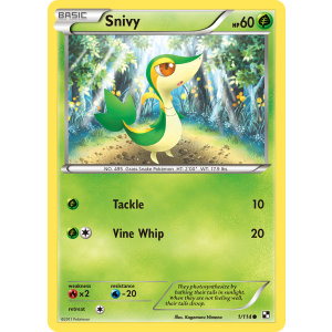 Snivy 1/114 Pokemon TCG Black & White Black & White