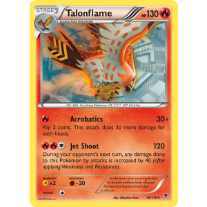 Talonflame 10/119 Pokemon TCG XY Phantom Forces