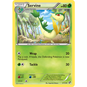 Servine 3/114 Pokemon TCG Black & White Black & White