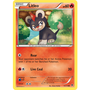 Litleo 11/119 Pokemon TCG XY Phantom Forces