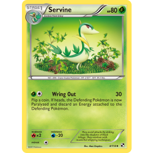 Servine 4/114 Pokemon TCG Black & White Black & White