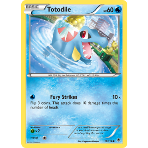 Totodile 15/119 Pokemon TCG XY Phantom Forces