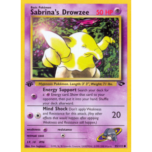 Sabrina's Drowzee 95/132 Pokemon TCG Gym Gym Challenge