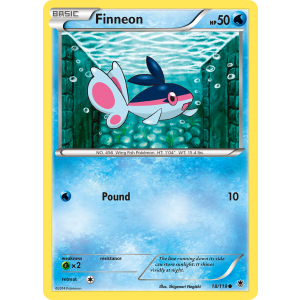 Finneon 18/119 Pokemon TCG XY Phantom Forces