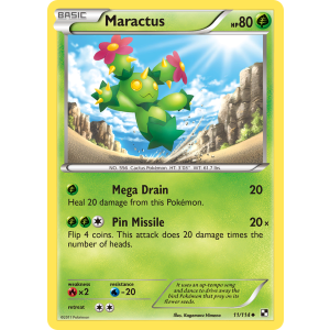 Maractus 11/114 Pokemon TCG Black & White Black & White