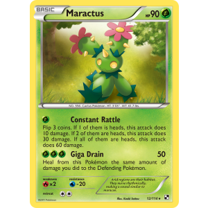 Maractus 12/114 Pokemon TCG Black & White Black & White