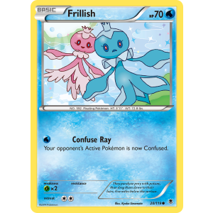 Frillish 20/119 Pokemon TCG XY Phantom Forces