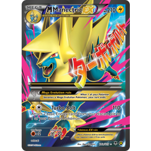 Rare Ultra M Manectric-EX 24a/119 Pokemon TCG XY Phantom Forces