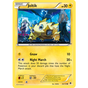 Joltik 26/119 Pokemon TCG XY Phantom Forces