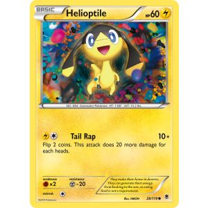 Helioptile 28/119 Pokemon TCG XY Phantom Forces