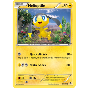 Helioptile 29/119 Pokemon TCG XY Phantom Forces