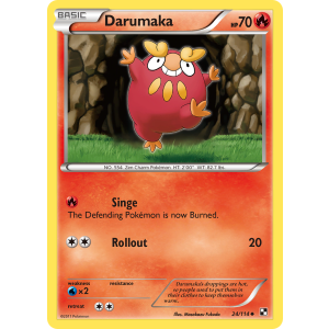 Darumaka 24/114 Pokemon TCG Black & White Black & White