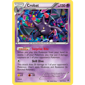 Crobat 33/119 Pokemon TCG XY Phantom Forces