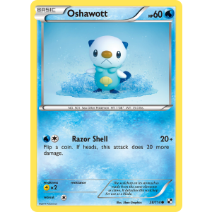 Oshawott 28/114 Pokemon TCG Black & White Black & White