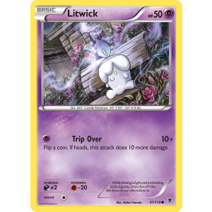 Litwick 41/119 Pokemon TCG XY Phantom Forces