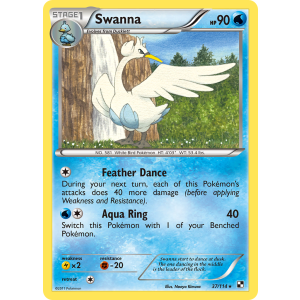 Swanna 37/114 Pokemon TCG Black & White Black & White