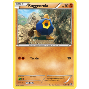 Roggenrola 48/119 Pokemon TCG XY Phantom Forces