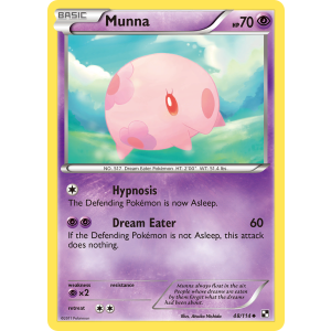 Munna 48/114 Pokemon TCG Black & White Black & White