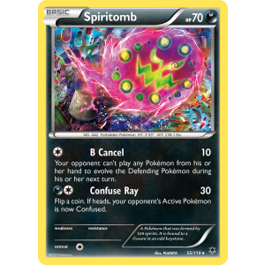 Spiritomb 55/119 Pokemon TCG XY Phantom Forces