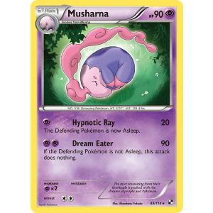 Musharna 49/114 Pokemon TCG Black & White Black & White