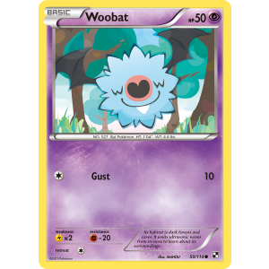 Woobat 50/114 Pokemon TCG Black & White Black & White