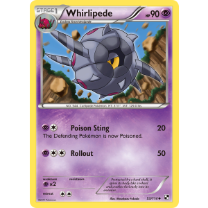 Whirlipede 53/114 Pokemon TCG Black & White Black & White