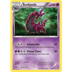 Scolipede 54/114 Pokemon TCG Black & White Black & White