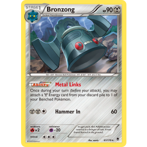 Bronzong 61/119 Pokemon TCG XY Phantom Forces