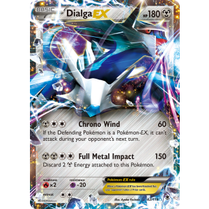 Rare Holo EX Dialga-EX 62/119 Pokemon TCG XY Phantom Forces