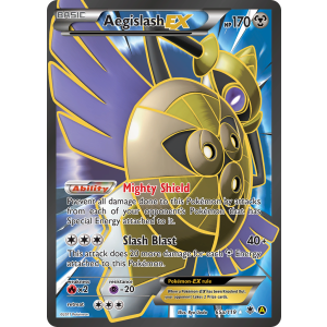 Rare Ultra Aegislash-EX 65a/119 Pokemon TCG XY Phantom Forces