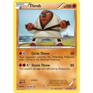 Throh 61/114 Pokemon TCG Black & White Black & White