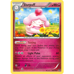 Rare Holo Slurpuff 69/119 Pokemon TCG XY Phantom Forces