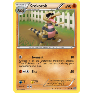 Krokorok 64/114 Pokemon TCG Black & White Black & White