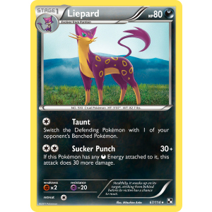 Liepard 67/114 Pokemon TCG Black & White Black & White