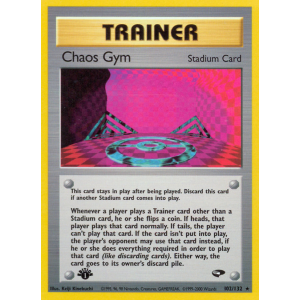 Chaos Gym 102/132 Pokemon TCG Gym Gym Challenge