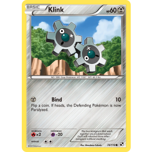 Klink 74/114 Pokemon TCG Black & White Black & White