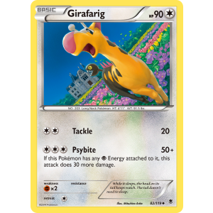 Girafarig 82/119 Pokemon TCG XY Phantom Forces