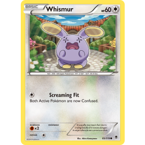 Whismur 83/119 Pokemon TCG XY Phantom Forces