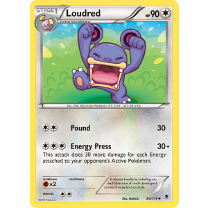 Loudred 84/119 Pokemon TCG XY Phantom Forces