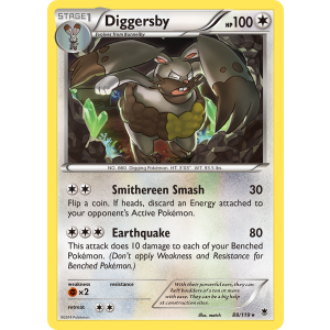 Diggersby 88/119 Pokemon TCG XY Phantom Forces