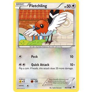 Fletchling 89/119 Pokemon TCG XY Phantom Forces