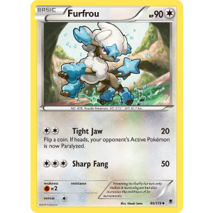 Furfrou 90/119 Pokemon TCG XY Phantom Forces