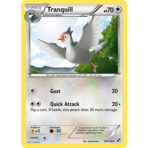 Tranquill 85/114 Pokemon TCG Black & White Black & White