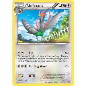 Unfezant 86/114 Pokemon TCG Black & White Black & White