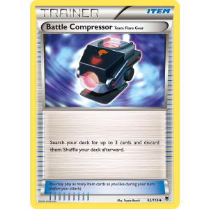 Battle Compressor Team Flare Gear 92/119 Pokemon TCG XY Phantom Forces