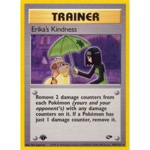 Erika's Kindness 103/132 Pokemon TCG Gym Gym Challenge