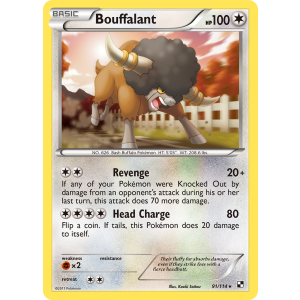 Bouffalant 91/114 Pokemon TCG Black & White Black & White