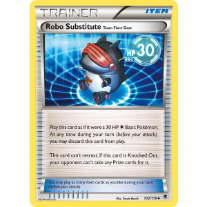 Robo Substitute Team Flare Gear 102/119 Pokemon TCG XY Phantom Forces